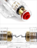 AGU Halter Sicherung vergoldet (30/40/50/60/80A) Glassicherung SG AGU KFZ HiFi