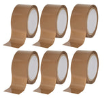 6 Rollen Kummert Business Packband braun Paketband Paketklebeband Klebeband 66m