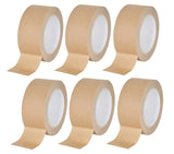 6 Rollen Kummert Business Papier Packband braun Paketband Paketklebeband 50m