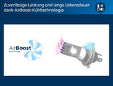 Philips Ultinon Pro6000 Boost gen2 Direct-fit H4-LED Scheinwerferlampe mit Straßenzulassung*, +300% helleres Licht