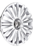 Original Radzierblenden Radkappen 15 Zoll 4 Stück Brillantsilber VW Golf 5 Golf 6 Touran 5K0071455 - EUR 37,50 / Einheit