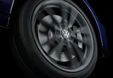 Volkswagen 000071213D Nabenkappe für LM-Felge, dynamisch, mit stehendem Logo im Fahrbetrieb - EUR 29,99 / Einheit