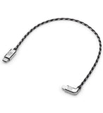 Volkswagen Original Zubehör 000051446AC Kabel VW Logo USB-C auf Apple Lightning Premiumkabel 30 cm gewinkelt