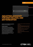 CTEK I2440 20-275 | 24V | Gewerbliches Ladegerät mit 40 A, 24 V und 15 flexiblen Ladekurven