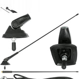 Antennenstab und Antennenfuss für Peugeot Citroen Fiat Ford Renault