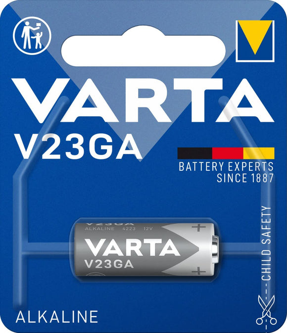 VARTA V23GA 12V Alkaline Knopfzelle Batterie 1er Pack Knopfzellen in Original Blisterverpackung