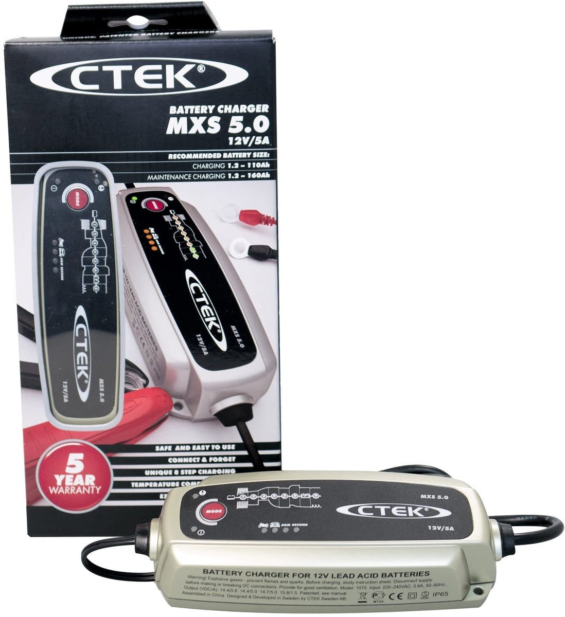 CTEK MXS 5.0 12V 0,8A/5A Batterieladegerät Ladegerät