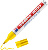 edding 3000 Permanentmarker - Rund-Spitze 1,5-3 mm - schnell trocknender Permanent Marker - wasserfest