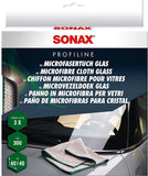 SONAX 3.Stk Microfasertuch Glas 300g/m² Fenstertuch Poliertuch Tücher - EUR 4,33 / Einheit