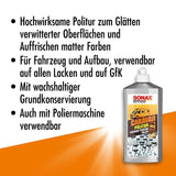 SONAX  CARAVAN Politur 500 ml Camping Reinigung Lackpflege Wohnwagen Wohnmobil