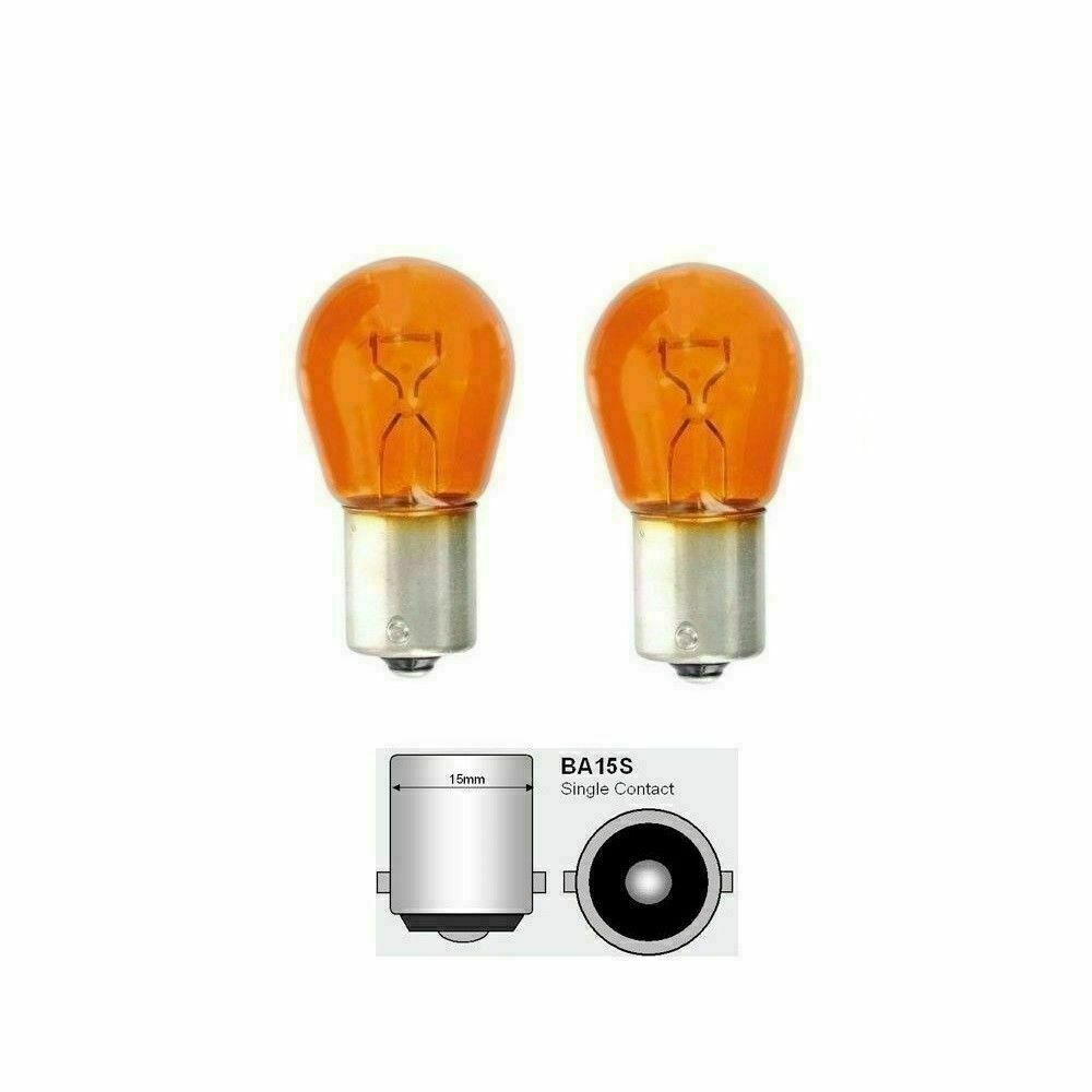 Lampe Birne Bulb LED weiss white BA15S 6V 12V DC 21W Bremslicht Blinklicht  MZ