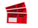 1000 Lieferscheintaschen DIN LANG Dokumententaschen Begleitpapierhüllen Lieferschein - EUR 0,03 / Einheit