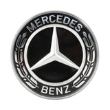 Mercedes Motorhaube Ersatz Stern Emblem W205 C W212 W213 W238 E-Klasse schwarz