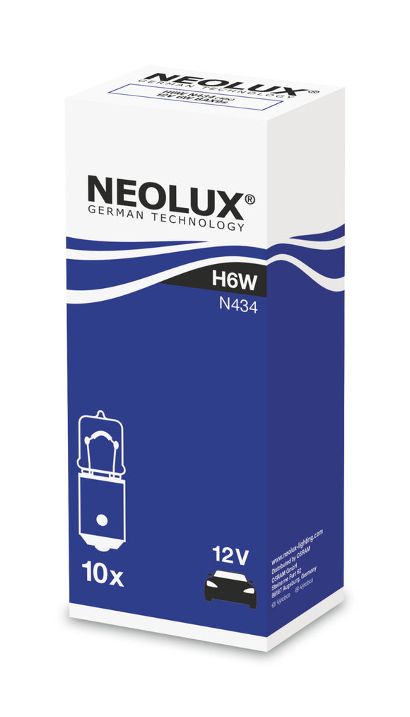 10x H6W 12V 6W BAX9s N434 NEOLUX 2,00 EUR / Einheit