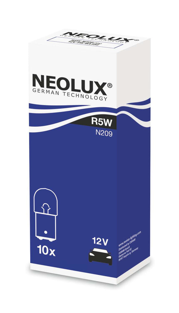 10x R5W 12V 5W BA15D Standard N209 NEOLUX 0,60 EUR / Einheit