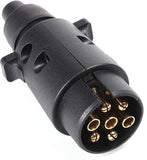 Anhängerstecker 7 Polig Anhängeradapter 7-polig