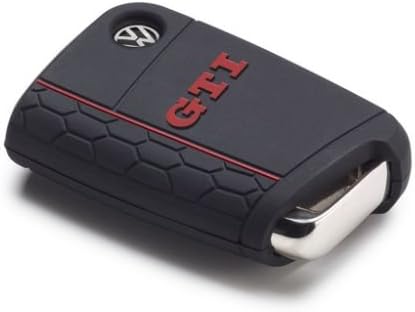 Original VW Golf 7 (5G) Schlüsselcover GTI Design Zündschlüssel Schlüsselhülle Blende Cover schwarz rot 000087012ALGCA
