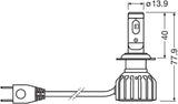 Osram NIGHT BREAKER LED H7 GEN 2, Fern- und Abblendlicht mit Straßenzulassung, 12V, bis zu 230% mehr Helligkeit