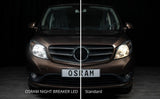 OSRAM NIGHT BREAKER LED SMART H7; bis zu 330% mehr Helligkeit; 6000K, 12V, LED-Fern- und Abblendlicht mit Straßenzulassung, white