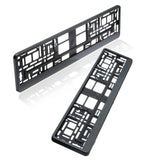 2 Kennzeichenhalter | carbon | Kfz Kennzeichenhalterung für PKW - EUR 8,00 / Einheit