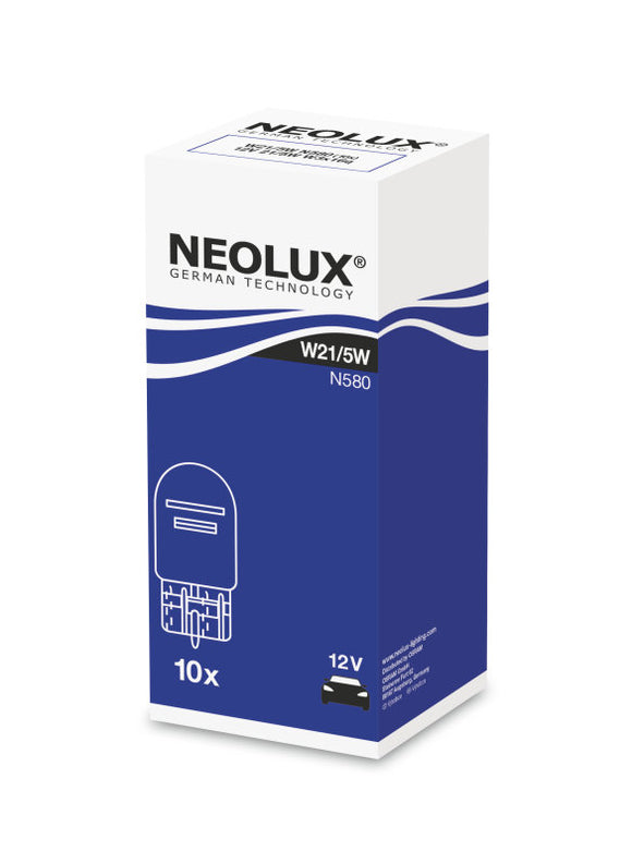 10x W21/5W 12V 21/5W W3x16q N580 NEOLUX 1,00 EUR / Einheit