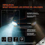 OSRAM NIGHT BREAKER LED SPEED H7, LED-Fern- und Abblendlicht mit Straßenzulassung, 6000K, schnelle Installation