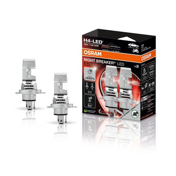 Osram H4 NIGHT BREAKER LED SPEED 450 StVZO-Konforme LED-Nachrüstlampe 2St. OSRAM