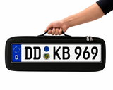 KFZ Kennzeichentasche / Nummernschildtasche in stabiler Hardcase-Ausführung