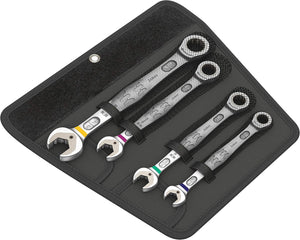 Wera 05073295001 6000 Joker 4 Imperial Set 1, Maul-Ringratschenschlüssel-Satz, zöllig, 4-teilig