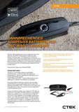 CTEK CS ONE 40-330 Batterieladegerät 12V, Intelligentes Ladegerät Motorrad, Ladegerät Auto, Erhaltungsladegerät