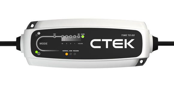 CTEK 40-161 CT5 to Time to Go Batterieladegerät mit Coutdown-Display 12V 5A
