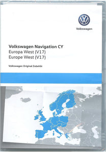 Volkswagen 1T0051859AS Navigations-DVD-ROM Europa West V17, nur für RNS 510/810, nur für Geräteplattform CY