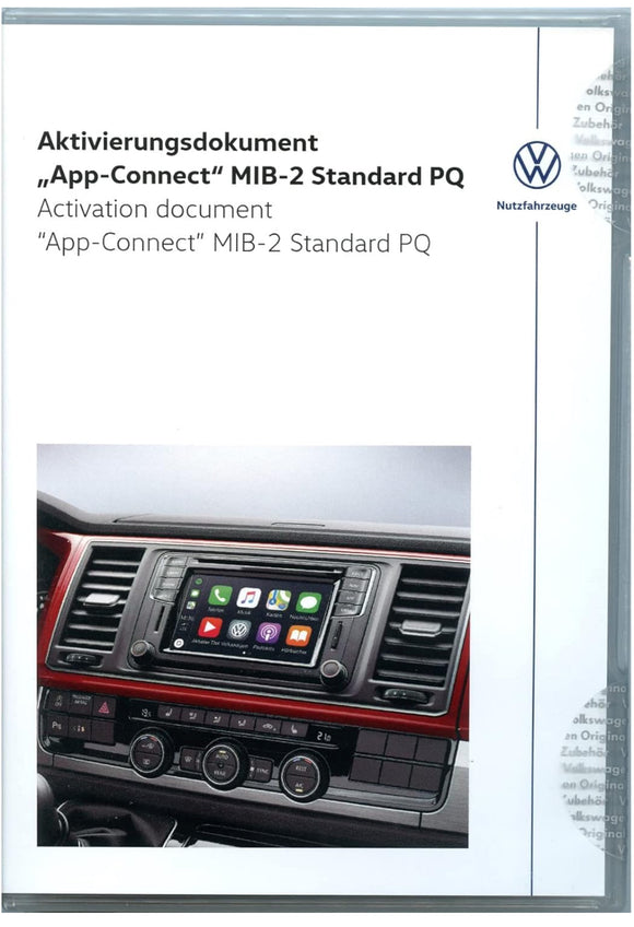Volkswagen 7H0054830 Aktivierungsdokument für AppConnect