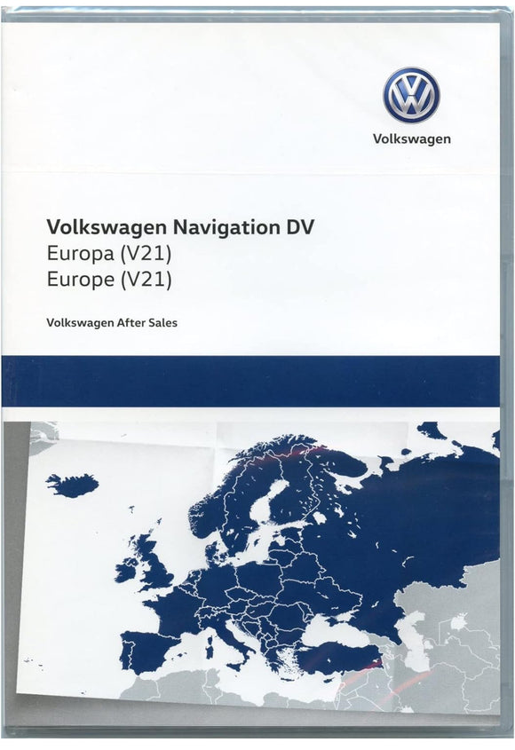 Volkswagen 510919866CC Speicherkarte Europa V21 SD-Karte Navi Update 64 GB Navigationssystem Discover Pro *** für Typ DV *** für PR-Code 77G ***
