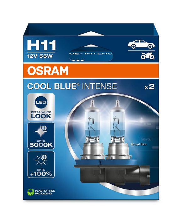OSRAM H11 12V 55W PGJ19-2 Cool Blue INTENSE NextGen. 5000K +100% Duo 2st.
