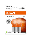 OSRAM PY21W 12V 21W BAU15s (Orange) Blister 2st. Blinker Blinkerbirne