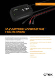 CTEK I1225 40-189 | 12V Batterieladegerät für festen Einbau für Batterien zwischen 40 Ah und 500 Ah