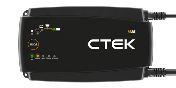 CTEK M25 EU 40-201 | 12V Batterieladegerät 25A für Wasserfahrzeuge und Bootsbesitzer