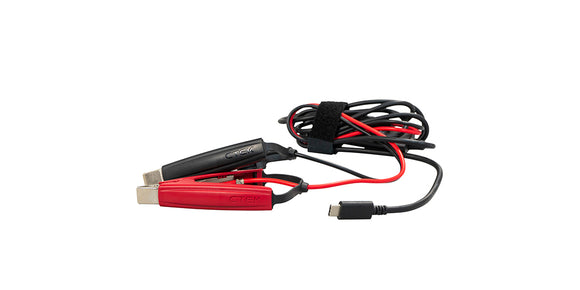CTEK 40-465 USB-C CHARGE CABLE CLAMPS Laden Sie Ihr CS FREE überall über die 12-V-Zweitbatterie