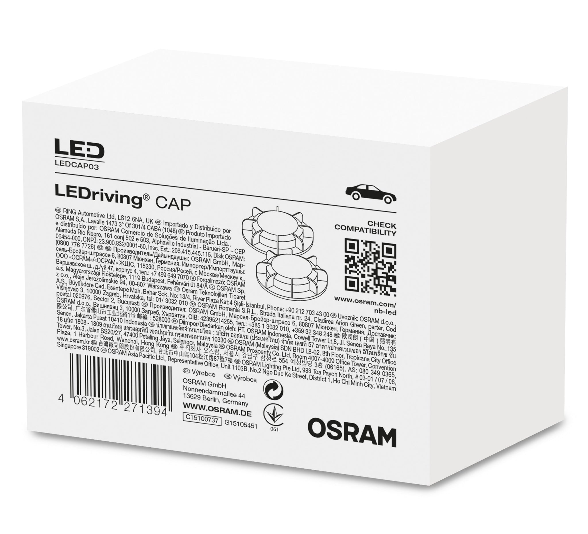 OSRAM LEDriving Adapter DA05 für H7-LED-Nachrüstlampe NIGHT