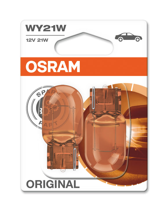 Osram WY21W 12V 21W WX3x16d Blister (gelb/orange) 2 St.7504-02B | EUR 3,50/Einheit