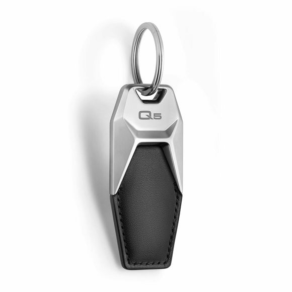 Audi Leder Schlüsselanhänger Q5 3181900615 Keyring Anhänger Rindsleder