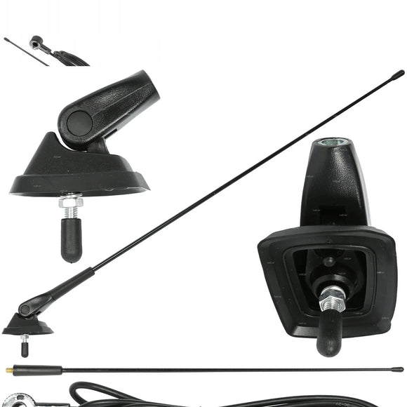 Antennenstab und Antennenfuss für Peugeot Citroen Fiat Ford Renault