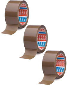 3 Rollen tesa Packband 64014 Klebeband Paketband braun 50mm x 66 m