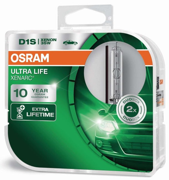OSRAM D1S 66140ULT-HCB ULTRA LIFE Xenarc Xenon DUO-BOX
