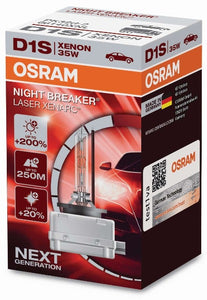 Osram D1S XENARC NIGHT BREAKER LASER +200% Helligkeit 20% weißeres Licht 1St