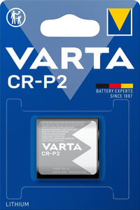 VARTA CR-P2 Alkaline Knopfzelle Batterie 1er Pack Knopfzellen in Original Blisterverpackung
