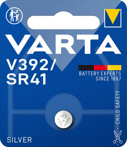 VARTA V392 1,55V Alkaline Knopfzelle Batterie 1er Pack Knopfzellen in Original Blisterverpackung