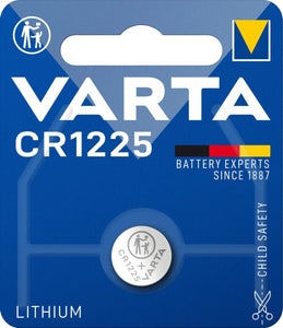 VARTA CR1225 3V Alkaline Knopfzelle Batterie 1er Pack Knopfzellen in Original Blisterverpackung