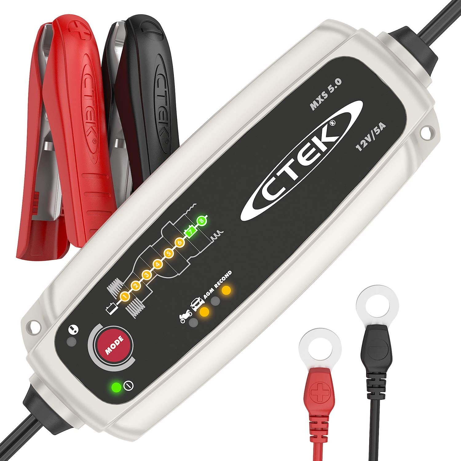 CTEK MXS 5.0, Batterieladegerät 12V, Temperaturkompensation, Intelligentes  Ladegerät Autobatterie, Ladegerät Auto Und Motorrad, - AliExpress